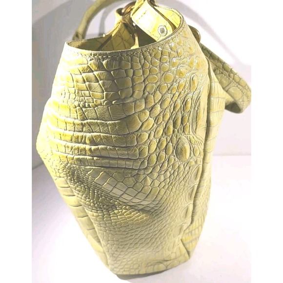 Brahmin Jackie Hobo Olive Green Melbourne Genuine Leather Shoulder Handbag [450] - Picture 6 of 13